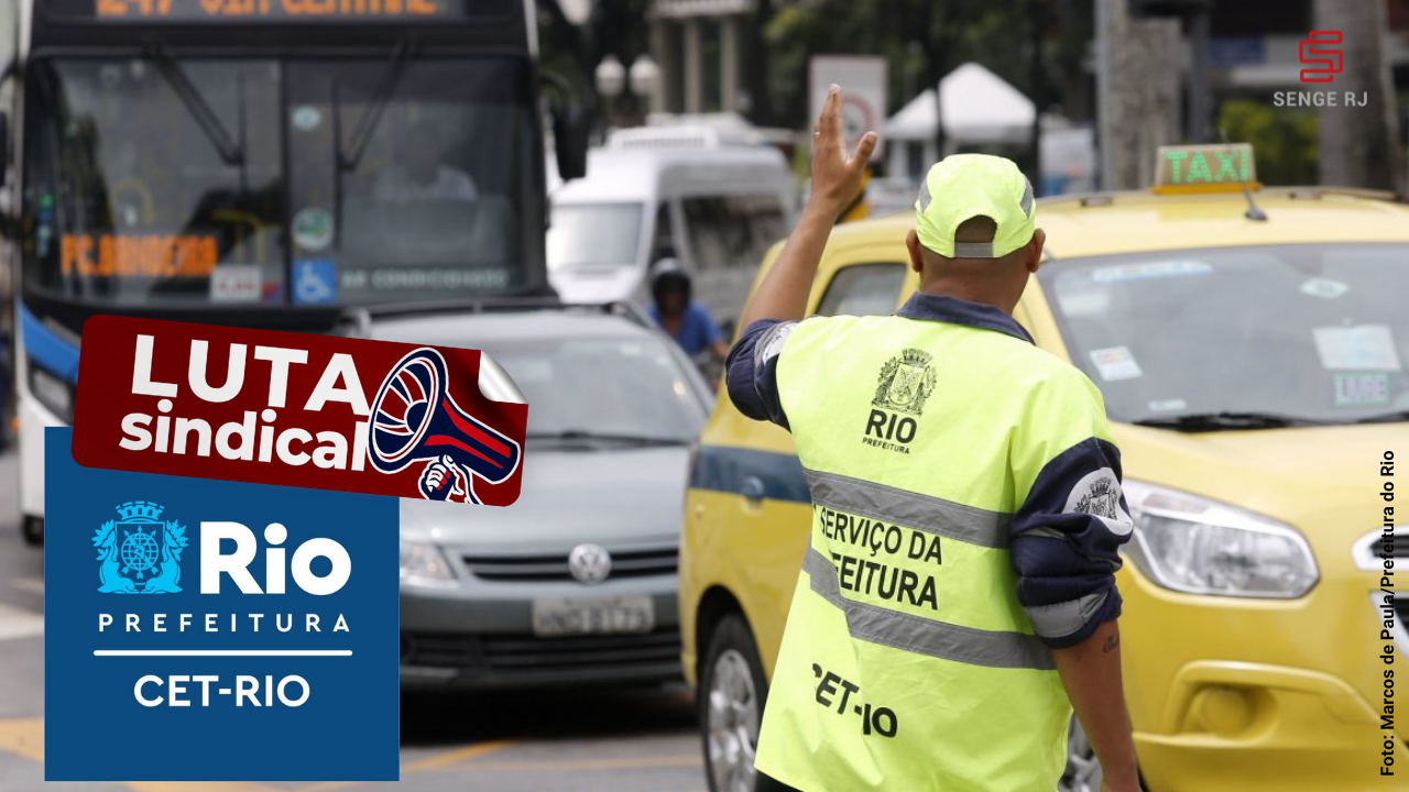 SENGERJ convoca os trabalhadores(as) da companhia de Engenharia de Tráfego CETRio, para AGE em